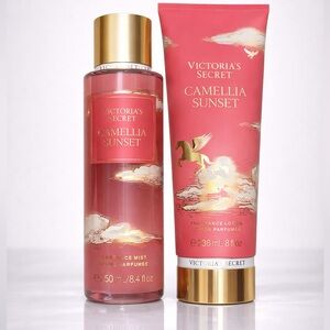 Victoria’s Secret Camellia Sunset Fragrance Mist & Lotion Set | 2-Piece | New